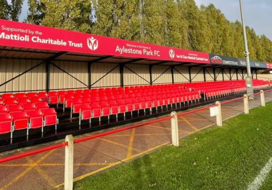 Aylestone Park FC's new Grandstand